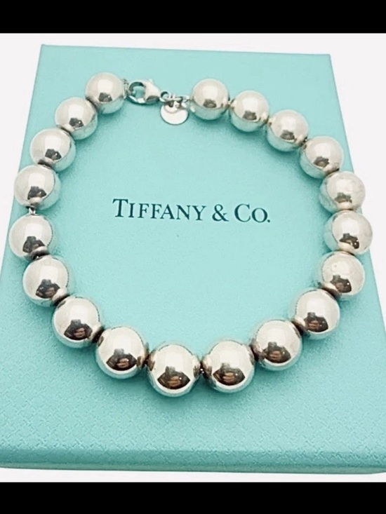 Tiffany & Co. Jewelry - Tiffany & Co Hardwear Ball Bracelet 925 10mm w/Pouch  💯 % Auth  ✨EUC✨7.5”